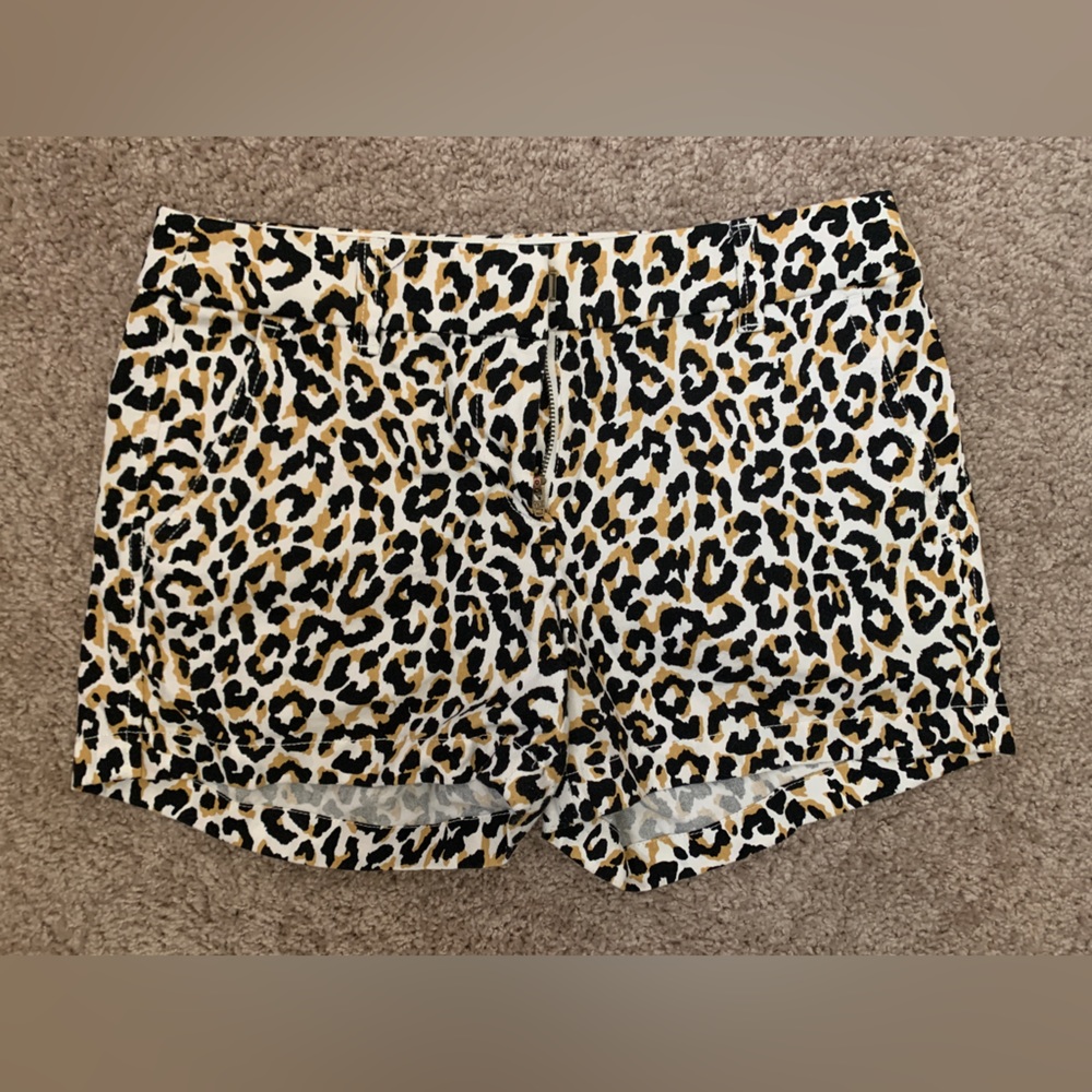 J Crew Cheetah Print Shorts